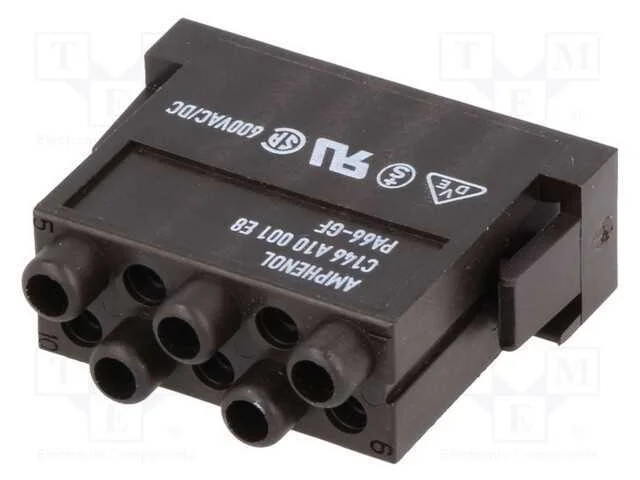Conector: Hdc, M&oacute;dulo, Macho, C146,Heavymate M, Pin: 10, 400v
