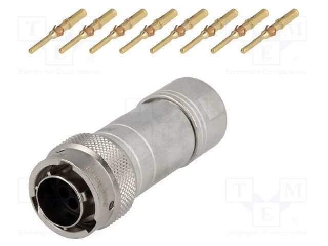 Conector: Redondos, Rt360, Ficha, Macho, Cerrar, com Cabo, Pin: 8