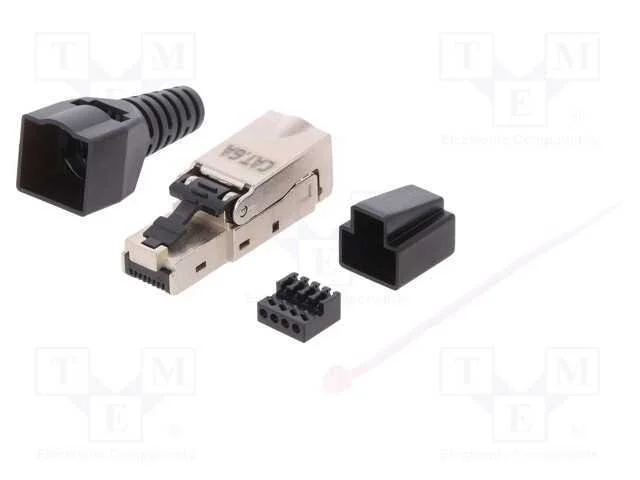 Ficha, Rj45, Pin: 8, Cat: 6a, Blindadas, Sistema: 8p8c, Rj45 Ficha