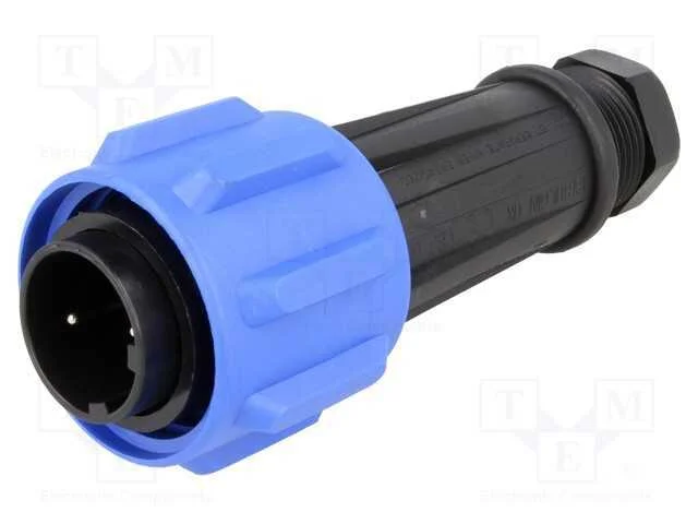Conector: Redondos, Ficha, Macho, Pin: 2, Rosca Interna,Torcidos