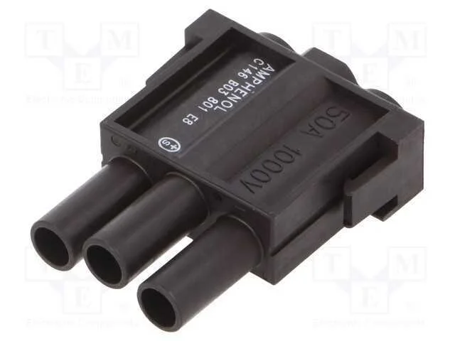 Conector: Hdc, M&oacute;dulo, F&ecirc;mea, C146,Heavymate M, Pin: 3, 1kv