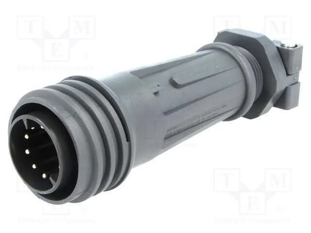 Conector: Redondos, Ficha, Macho, Pin: 10, Rosca Externa,Torcidos