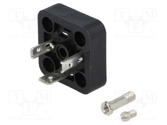 Conector: de V&aacute;lvulas, Tomada, Formato A, 18mm, Macho, Pin: 3, 16a