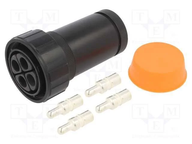 Conector: Redondos, Ficha, Macho, Pin: 6, Rosca Interna,Torcidos