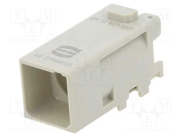 Conector: HDC, m&oacute;dulo, macho, Han-Modular Domino,.