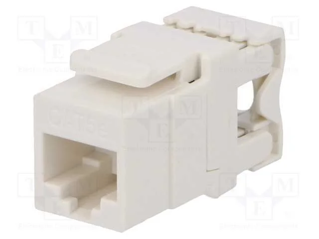 Tomada, Rj45, Pin: 8, Cat: 5e, Keystone,N&atilde;o Blindados, Sistema: 8p8c