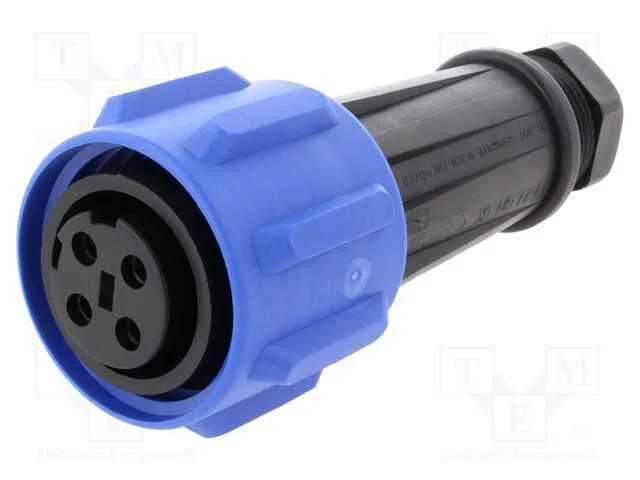 Conector: redondos, ficha, f&ecirc;mea, PIN: 4, rosca i.