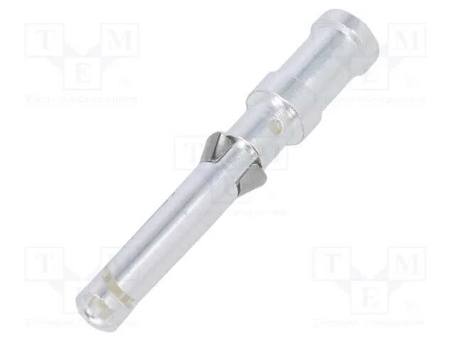 Contacto, f&ecirc;mea, liga em cobre, prateado, 1,5mm2,.