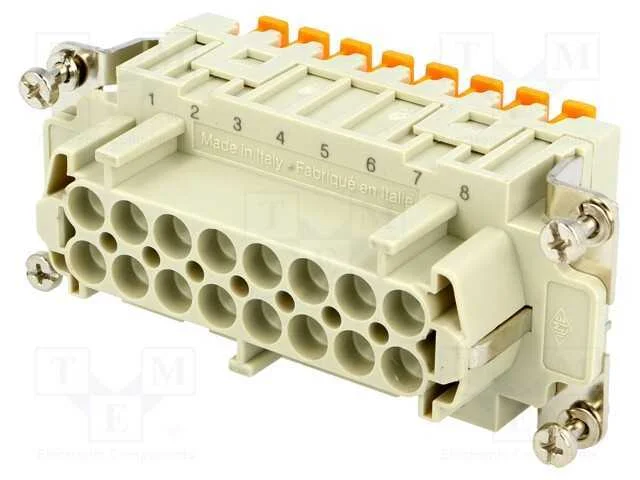 Conector: HDC, inserto de contatos, f&ecirc;mea, CSH, P.