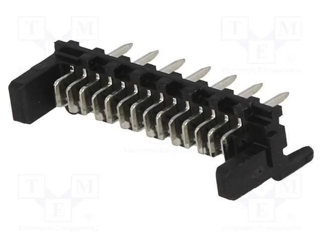 Tomada, fio-placa, macho, PIN: 14, 1,27mm, THT, P.