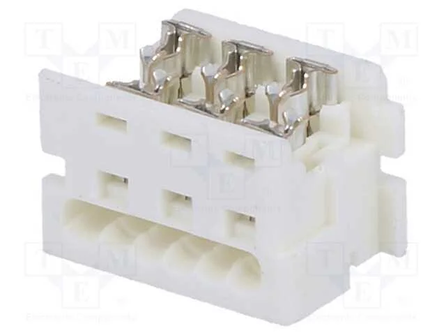 Ficha, Fio-Placa, F&ecirc;mea, Pin: 6, 1,27mm, Idc, para Fita, Picoflex
