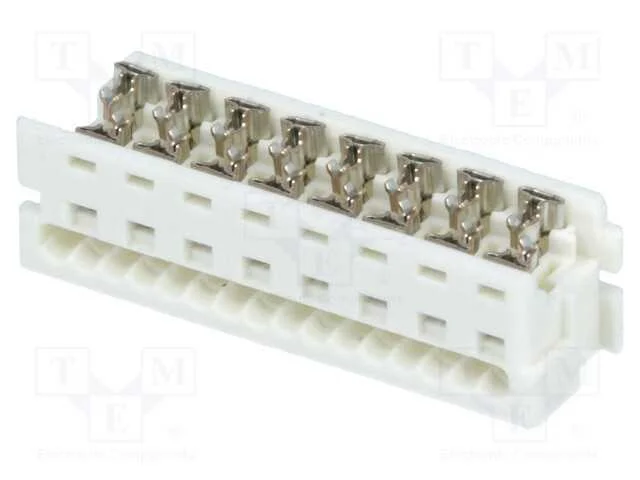 Ficha, Fio-Placa, F&ecirc;mea, Pin: 16, 1,27mm, Idc, para Fita, Picoflex