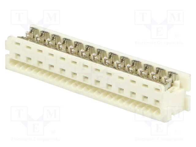 Ficha, Fio-Placa, F&ecirc;mea, Pin: 26, 1,27mm, Idc, para Fita, Picoflex