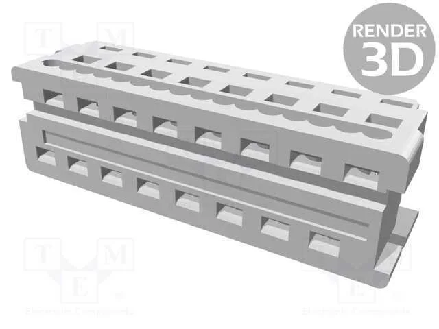 Ficha, Fio-Placa, F&ecirc;mea, Pin: 16, 1,27mm, Idc, para Fita, Picoflex