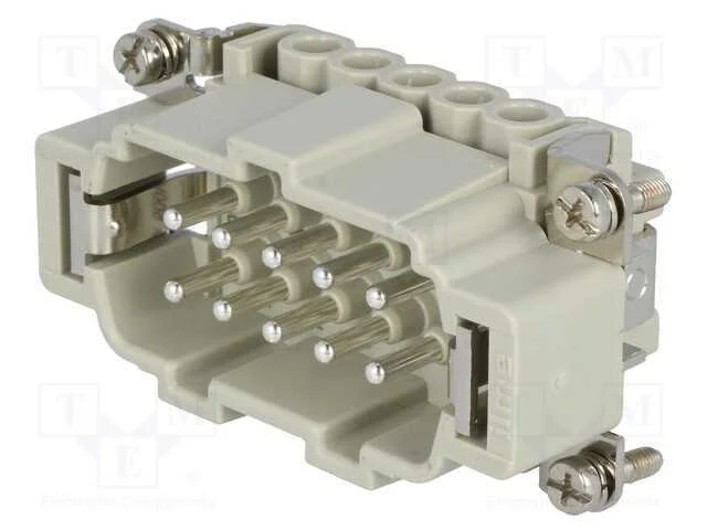 Conector: Hdc, Macho, Cne, Pin: 10, 10+Pe, Tamanho 57.27, 16a, 500v