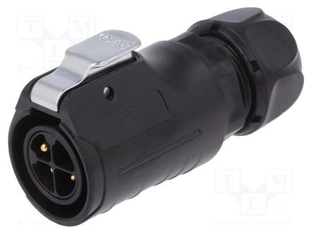 Conector: Redondos, Ficha, Tamanho 20, 02, Macho, Pin: 4, com Trinco