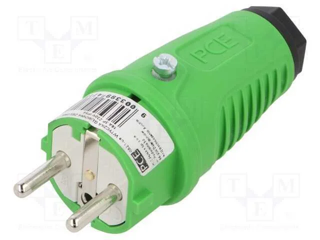 Conector de alimentacao macho ficha 2PPE 25.