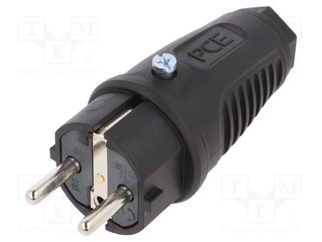 Conector: de Alimenta&ccedil;&atilde;o, Macho, Ficha, 2p+Pe, 250vac, 16a, Pin: 3