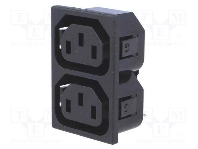 Conector de alimentacao multiplicador femea 1.