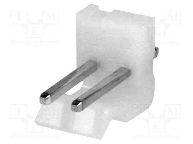 Tomada, Fio-Placa, Macho, 3,96mm, Pin: 2, Tht, 250v, 7a, Estanhado