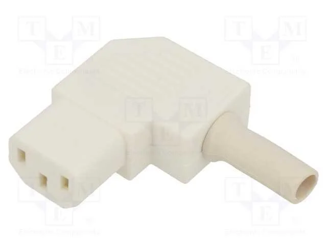 Conector: de alimenta&ccedil;&atilde;o, ficha, f&ecirc;mea, 10A, 250V.