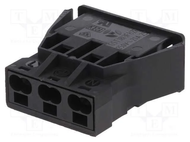 Conector: Bloco Terminal Separ&aacute;vel, Aperto de Molas, F&ecirc;mea, 20a