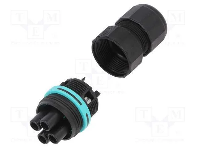Conector: de alimenta&ccedil;&atilde;o, terminal parafusado, f&ecirc;.