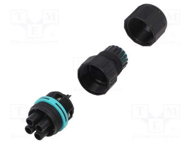Conector: de Alimenta&ccedil;&atilde;o, Terminal Parafusado, F&ecirc;mea, Th387, 450v