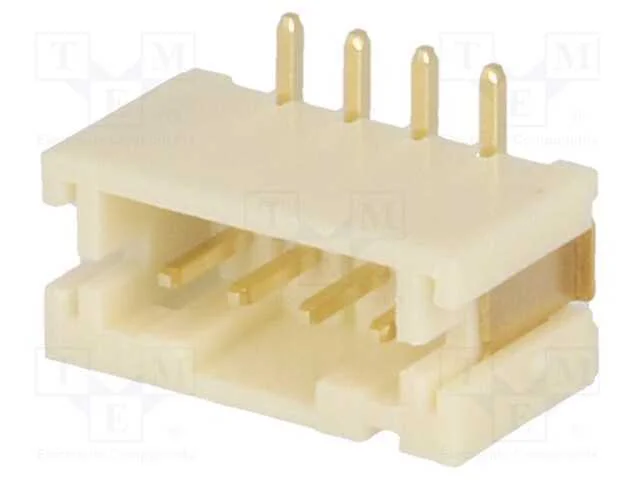 Conector: fio-placa; tomada; macho; PIN: 4; vertical; SMT; 2mm; 1x4