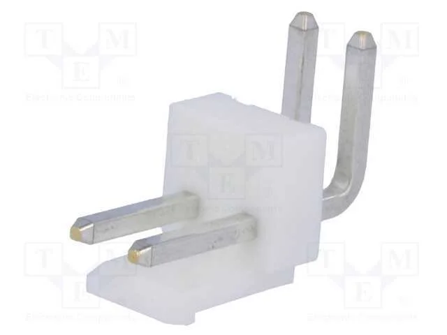 Tomada, Fio-Placa, Macho, Vh, 3,96mm, Pin: 2, Tht, 250v, 10a, -25&divide;85c