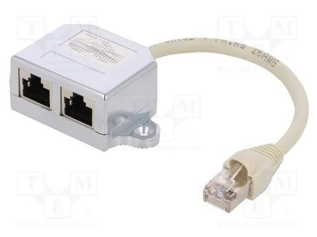 Ficha/Tomada, Divisor, Sistema: 8p8c, Rj45 Tomada X2,Rj45 Ficha