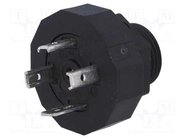 Conector: de v&aacute;lvulas, tomada, formato A, 18mm, m.