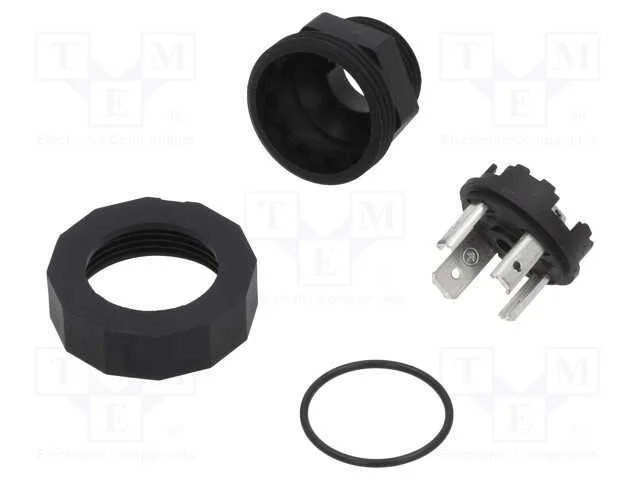 Conector: de v&aacute;lvulas, tomada, formato A, 18mm, m.
