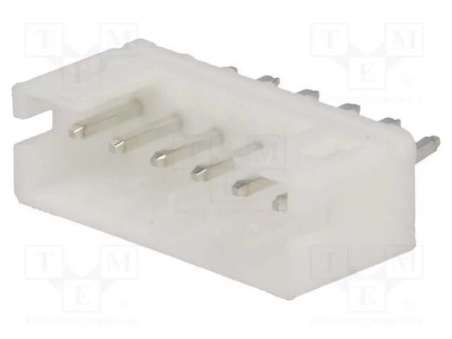 Tomada, fio-placa, macho, 2mm, PIN: 6, THT, 1A, e.
