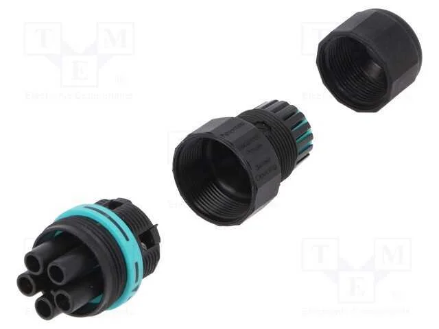 Conector: de alimenta&ccedil;&atilde;o, terminal parafusado, f&ecirc;.