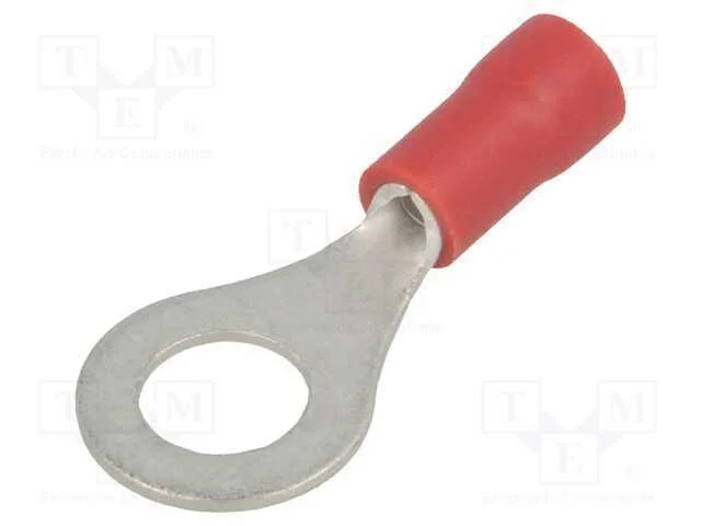 Terminal: de olhal, M6, : 6,4mm, 0,5&divide;1mm2, cerrar.