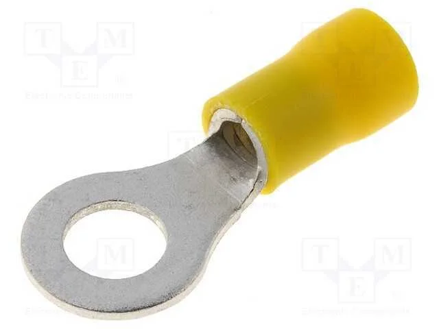 Terminal: de Olhal, M6, : 6,4mm, 4&divide;6mm2, Cerrar, com Cabo, Isolada