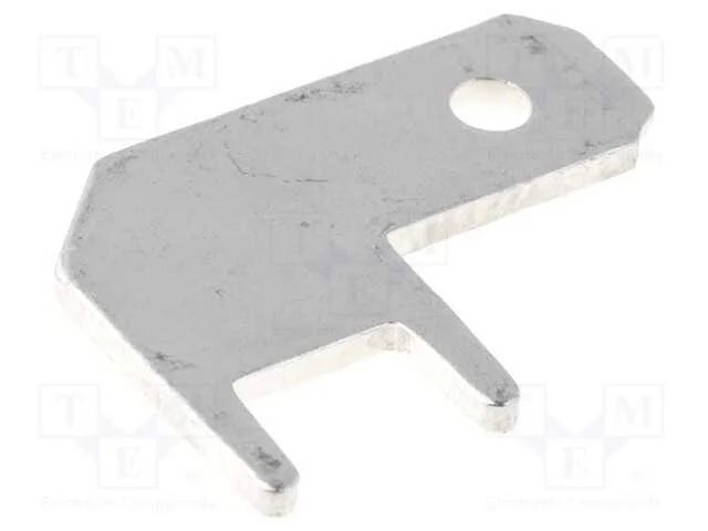 Conetor: Plano, 4,8mm, 0,8mm, F&ecirc;mea, Tht, Lat&atilde;o, Estanhado