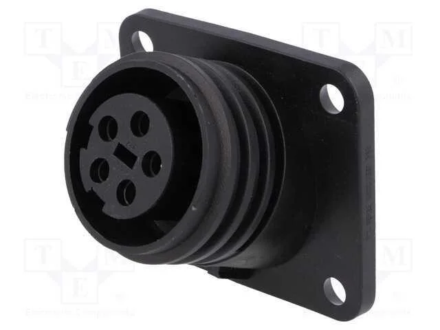 Conector: redondos, tomada, f&ecirc;mea, PIN: 5, rosca .