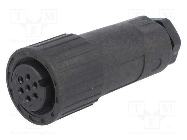 Conector: redondos, ficha, CM, IP67, PIN: 7(6+1),.