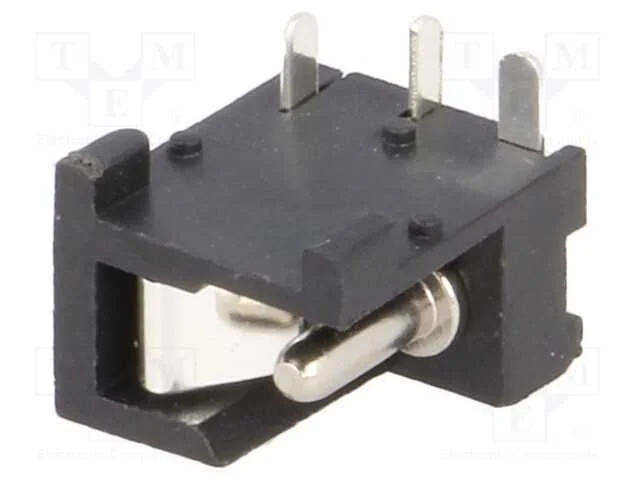 Tomada, de alimenta&ccedil;&atilde;o DC, macho, 5,5/2,1mm, 5,5m.