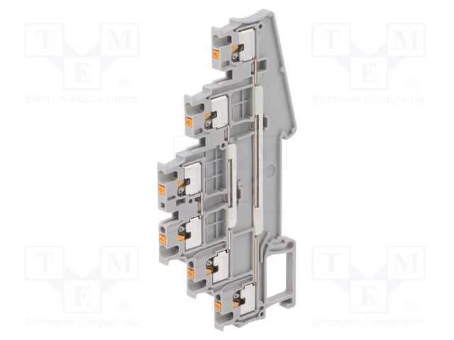 Conector: de Carril, Pt, 0,14&divide;1,5mm2, Faixas: 3, Bra&ccedil;adeiras: 6