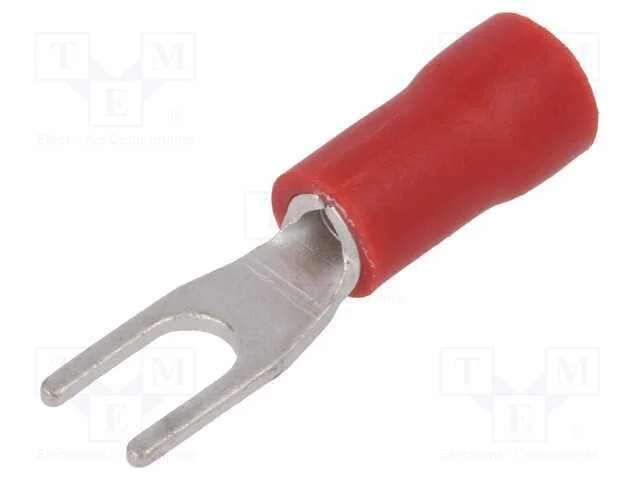 Terminal: Terminal Forquilha, M3, : 3,2mm, 0,5&divide;1mm2, Cerrar