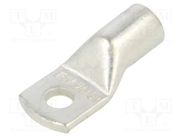 Terminal: Anel Tubular, M8, 70mm2, Cerrar, com Cabo, Estanhado