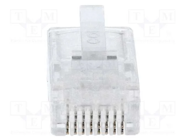Ficha, Rj45, Pin: 8, Sistema: 8p8c, com Cabo, Idc,Cerrar