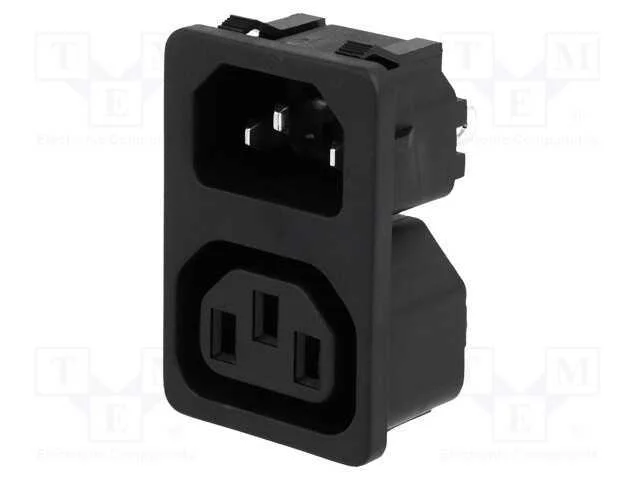 Conector: de Alimenta&ccedil;&atilde;o, Tomada, Macho/F&ecirc;mea, 10a, 250vac