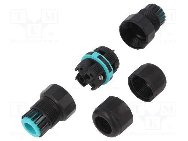 Conector: de alimenta&ccedil;&atilde;o, terminal parafusado, TH.