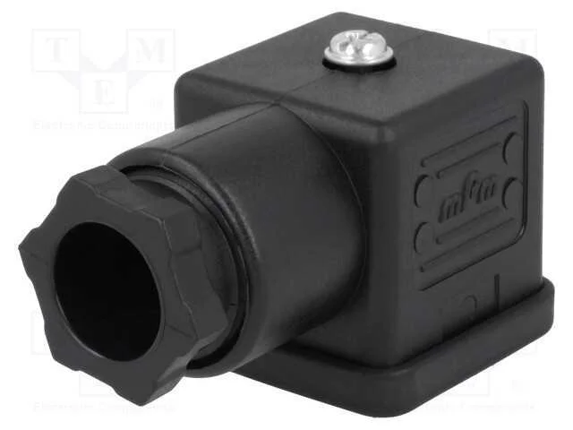Conector: de V&aacute;lvulas, Ficha, Formato A, 18mm, F&ecirc;mea, Pin: 3, 1,5mm2