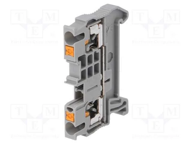 Conector: de Carril, Pt, 0,14&divide;4mm2, Faixas: 1, Bra&ccedil;adeiras: 2, Ts35