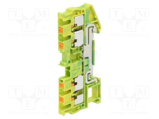 Conector: de Carril, Pt, 0,14&divide;4mm2, Faixas: 1, Bra&ccedil;adeiras: 4, Ts35